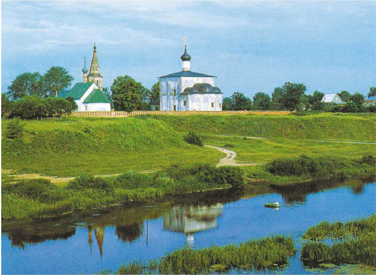 Падающая колокольня в Кидекше